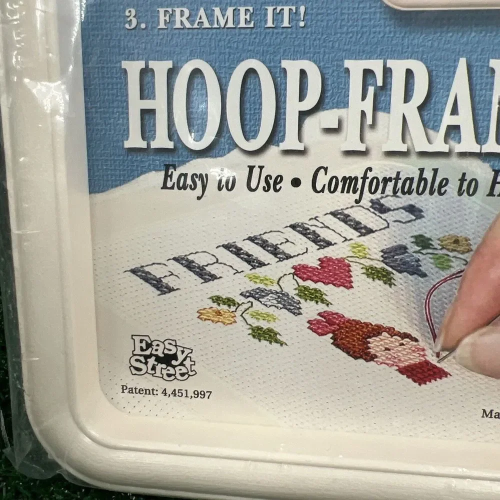 Easy Street Crafts SF57C Rectangle Hoop-Frame 2‎ Parts 5